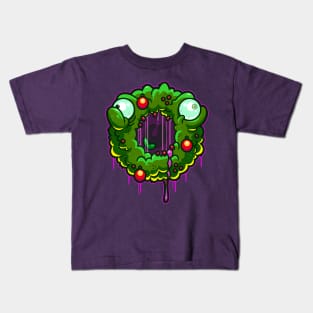 Zombie Wreath Kids T-Shirt